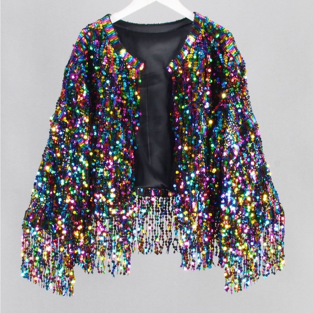 Sequin fringe jacket - Taylor Swift Eras Tour Approved